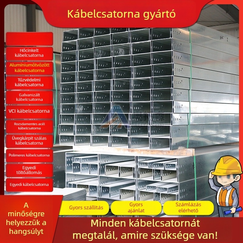 Otosen Alumíniumötvözet Híd, Palettás Típusú, Kábelcsatornához – Ipari Villamossági Szerelvényekhez