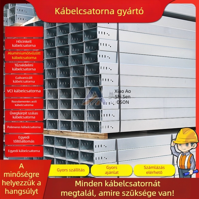 Otosen Alumíniumötvözet Híd, Palettás Típusú, Kábelcsatornához – Ipari Villamossági Szerelvényekhez