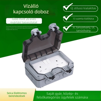 Seicad BG sorozat vízálló műanyag kábelcsatlakozó doboz, termékkód 01