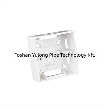 YLONG PVC vastagított 86 típusú kapcsoló- és dugaszolópanel felületre szerelt hátoldali dobozzal