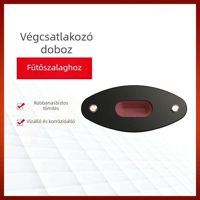 Végcsatlakozó doboz elektromos fűtőszalaghoz – egyenes típusú kiegészítők