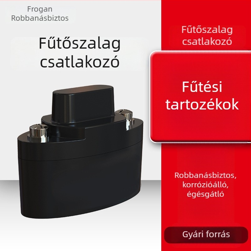Végcsatlakozó doboz elektromos fűtőszalaghoz – egyenes típusú kiegészítők