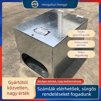 Utcai világítási csatlakozódoboz – galvanizált acél / rozsdamentes acél test, falra szerelt, ütésálló kivitel, előbeépített útkábel doboz