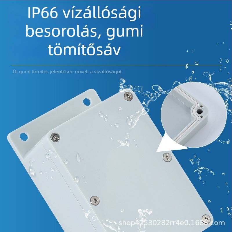 Long Song ABS vízálló csatlakozódoboz füllel, kültéri EV-vezérléshez és tápellátáshoz