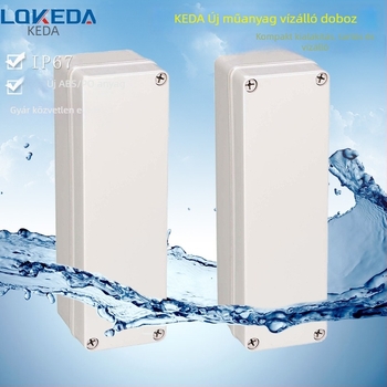 KD-AG-0825 Műanyag vízálló kapcsolódoboz – kültéri elektromos vezetékhez, porálló és UV-álló