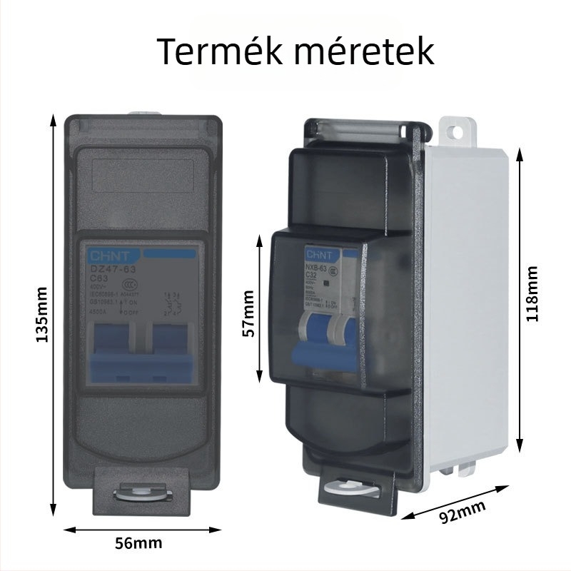 KOO Kültéri utcai világítás csatlakozó doboz vízálló kapcsolóval