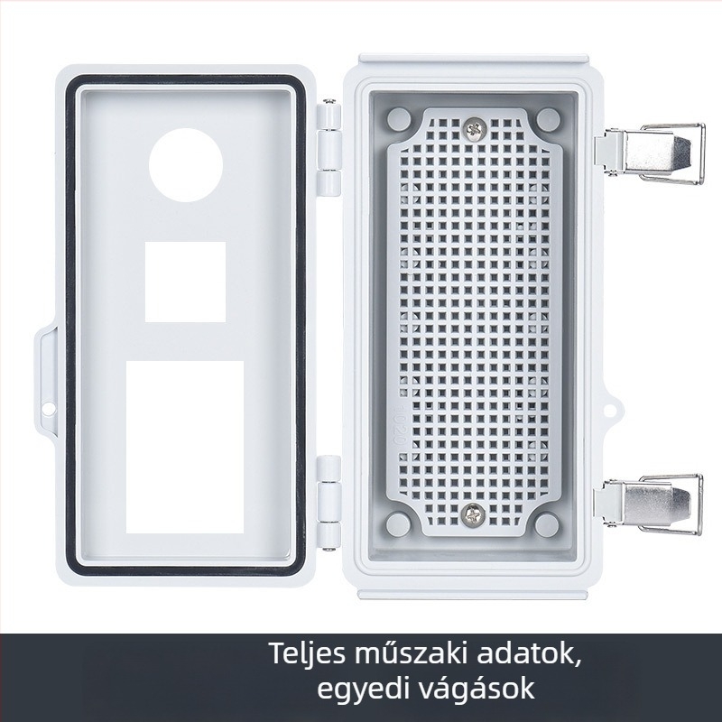 ABS műanyagból készült vízálló kültéri elosztó doboz zárral