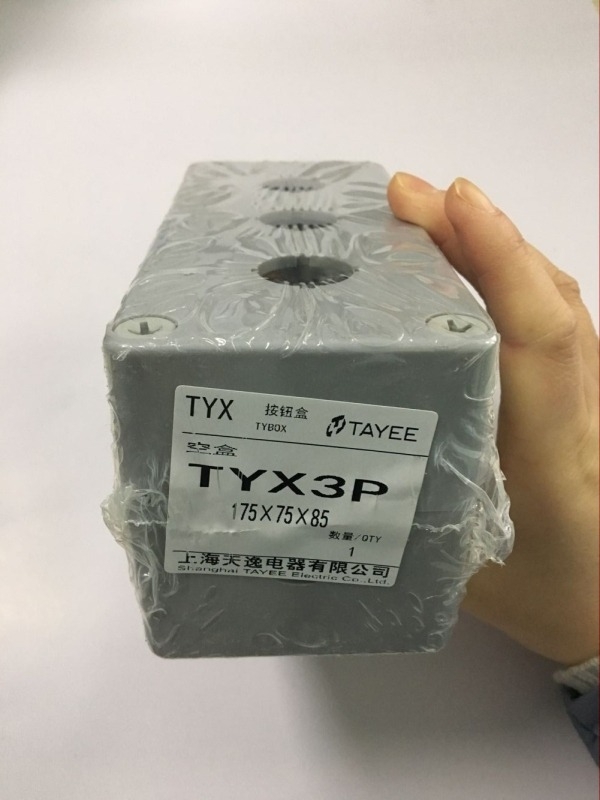 Tianyi TYX3 háromlyukú csatlakozódoboz, ABS műanyag, IP65, mechanikai berendezésekhez