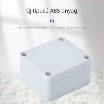 F sorozat vízálló csatlakozódoboz, műanyagból, tömített, kábelátvezetésre