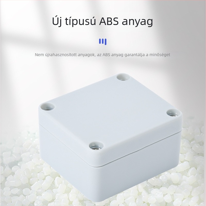F sorozat vízálló csatlakozódoboz, műanyagból, tömített, kábelátvezetésre