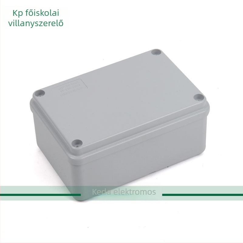 HKUST Electrician Kültéri vízálló csatlakozódoboz ABS műanyagból, szürke, IP66, különböző méretek