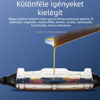 Ragasztóinjekcióval vízálló kapcsolódoboz külső közvilágításhoz, víz alatt eltemetve, IP68, GNDT-Z01, 1,5–300 mm² alacsony feszültségű kábelekhez