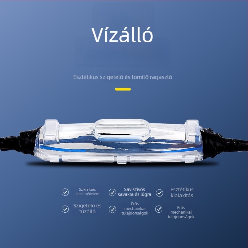 Ragasztóinjekcióval vízálló kapcsolódoboz külső közvilágításhoz, víz alatt eltemetve, IP68, GNDT-Z01, 1,5–300 mm² alacsony feszültségű kábelekhez