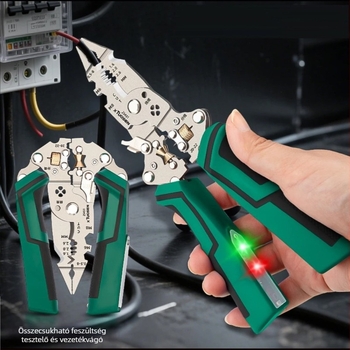 Ipari szintű többfunkciós elektromos huzalvágó, osztó és összecsukható toll, állítható tekercselés és nagy nyílású vágó