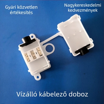 M644 IP44 vízálló csatlakozó doboz terminállal, beltéri fürdőszobai világításhoz