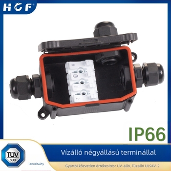 HCF B706-3P IP66 vízálló kültéri csatlakozó doboz, 3 pólus