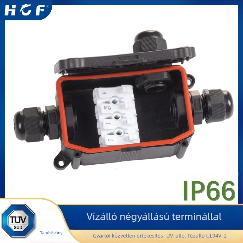 HCF B706-3P IP66 vízálló kültéri csatlakozó doboz, 3 pólus