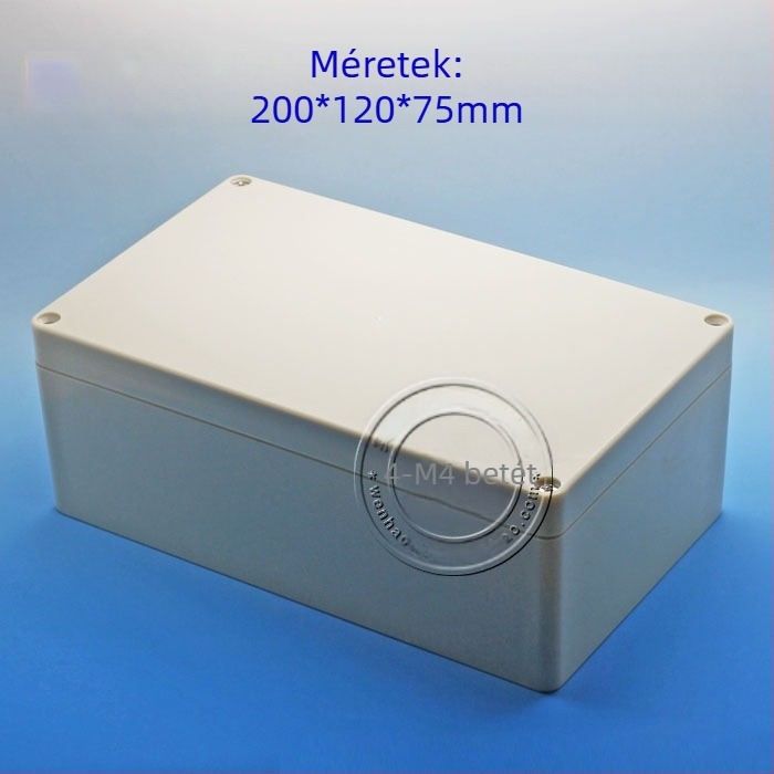 Tesio Vízálló Műszerház 200×120×75 mm