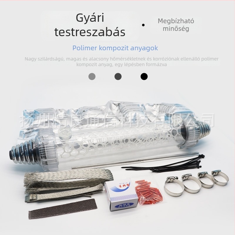 Kiváló minőségű karbantartás nélküli kábelcsatlakozó doboz jelzőkábelekhez, fekete, 14*4*0.9, modell HJD-M-P
