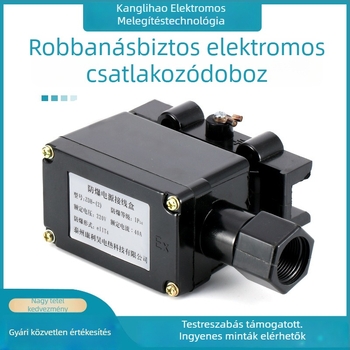Robbanásbiztos tápegység-elosztódoboz fűtőszalaghoz, modell ZDB(-2), 840261218