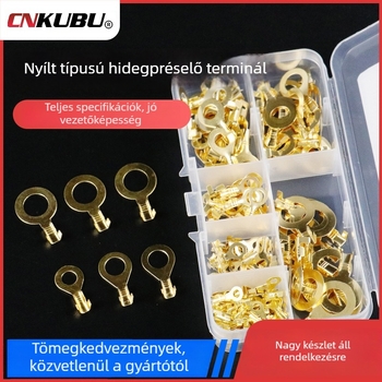 150 db kör alakú krimpterminál vezetékcsatlakozó készlet