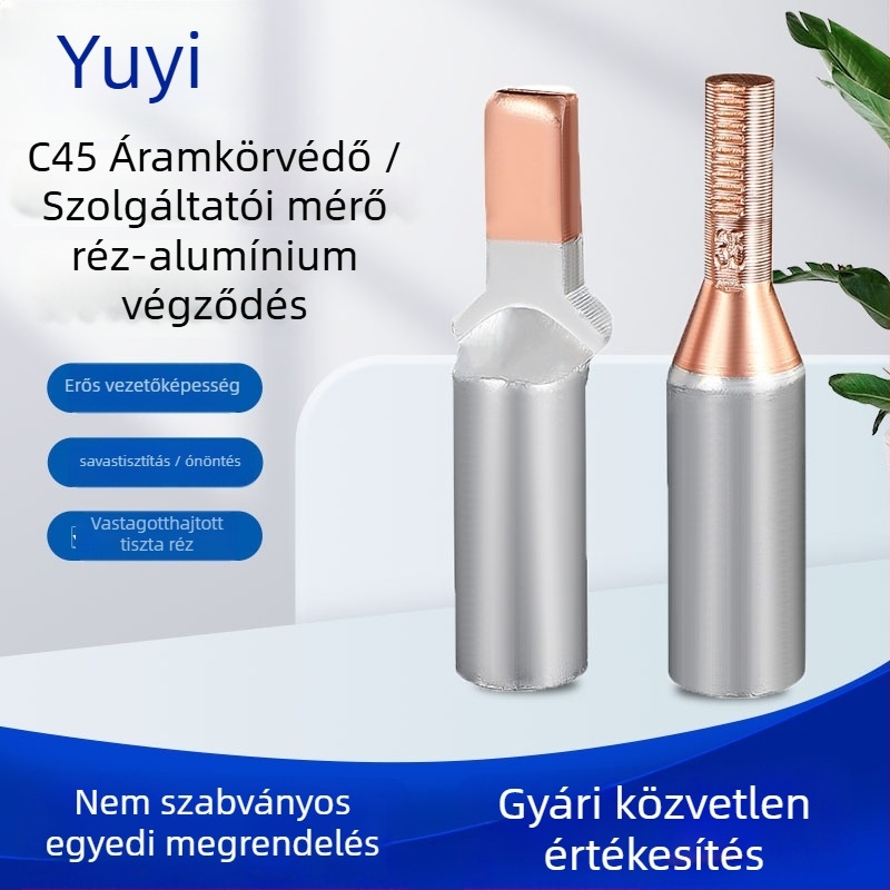 DTLC-25 Cu-Al átmeneti Duckbill típusú terminálcsap alumínium vezetékekhez