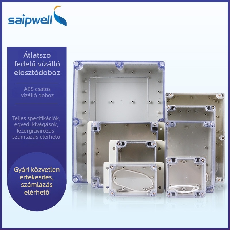 IP65 vízálló kábel-doboz SP-F21-T 240×160×90 mm