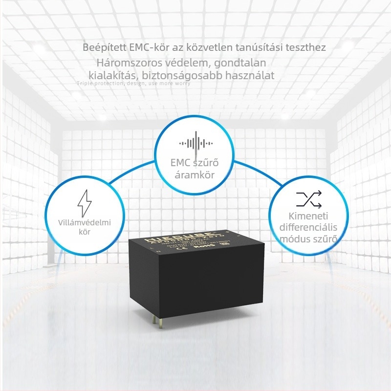 High Energy Cube 5W AC-DC kapcsoló tápegység modul, bemenet 220V, kimenet 5V1A, izolált, CE tanúsított (AP05N05-Zero)