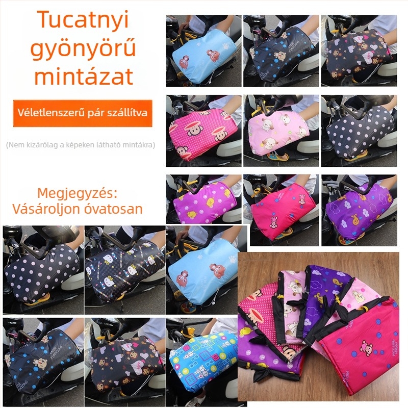 Poliészter kerékpáros kesztyűk, uniszex