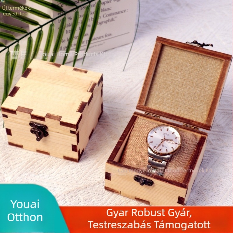 Fából készült ékszerdoboz ékszerek csomagolására (Anyag: Fa; Csomagolás típusa: Doboz; Márka: With Love)