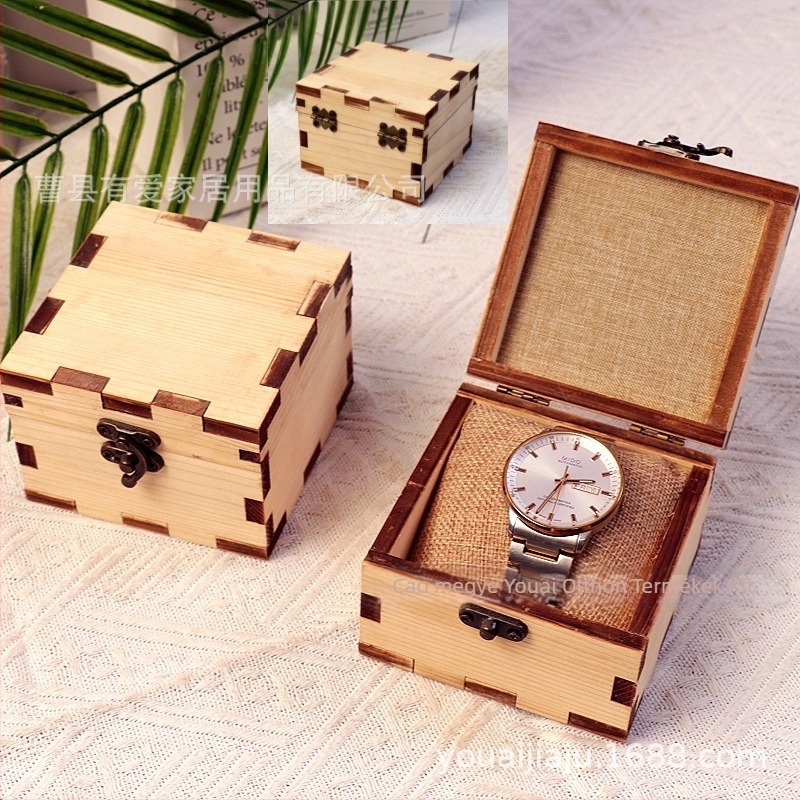 Fából készült ékszerdoboz ékszerek csomagolására (Anyag: Fa; Csomagolás típusa: Doboz; Márka: With Love)