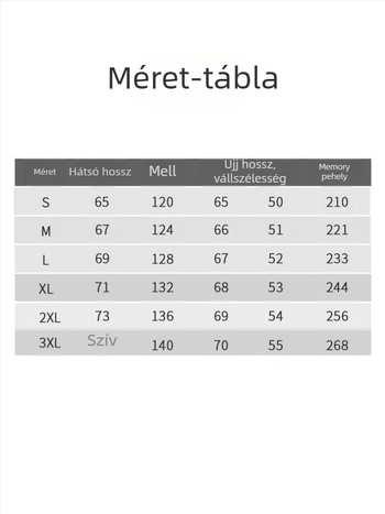 Férfi tollkabát álló gallérral, vastagított, egyszínű mintázat, kacsa tollal töltve, 210–268 g