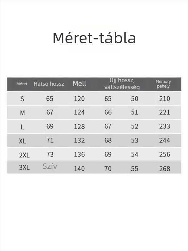 Férfi tollkabát álló gallérral, vastagított, egyszínű mintázat, kacsa tollal töltve, 210–268 g