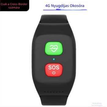 4G-s GPS okosóra idős embereknek, pulzus, vernyomás és oxigén szintjének nyomon követése, SOS értesítés – S8/S16H
