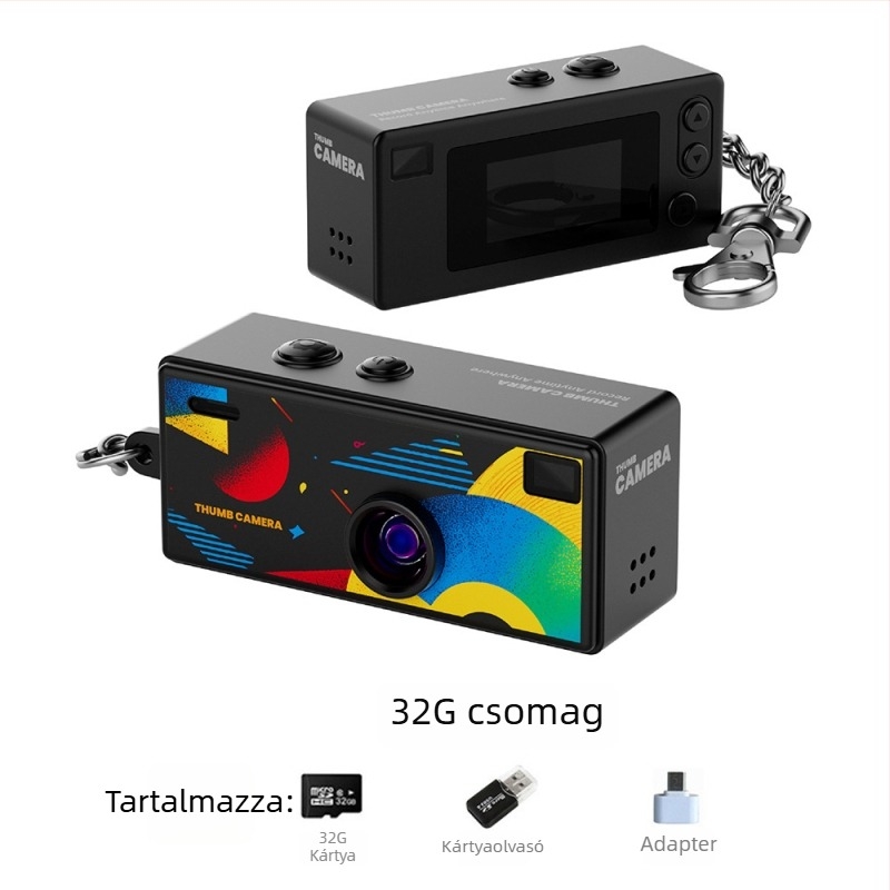 G6 mini kamera gyerekeknek – zsebkamera, TF-kártya, 1-5 MP, 1-3 óra akkumulátor-élettartam, videózás és fényképezés, szűrő