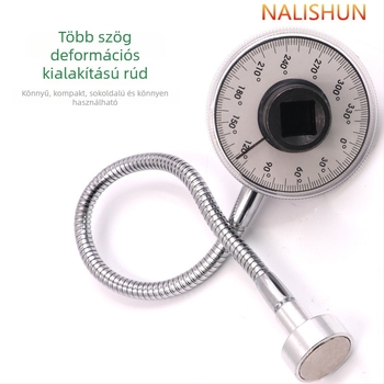 Pointer Torque Angle Gauge - ötvözött acél, 260 g, kártyás csomagolás, There Shun