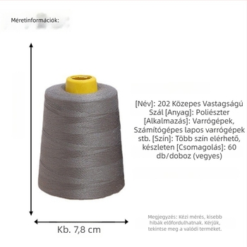 Shaohan poliészter varrószál bőrtermékekhez, táskákhoz, cipőkhöz és ruházathoz