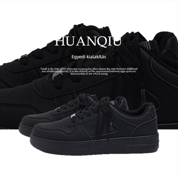 Magasságot növelő sneakers uniszex, műbőr felsőrész, plüss belső, fűzőzárás, injekciós formájú talp