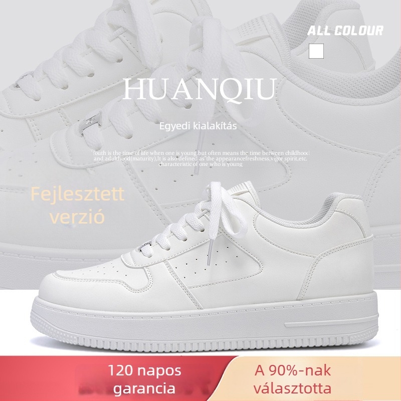 Magasságot növelő sneakers uniszex, műbőr felsőrész, plüss belső, fűzőzárás, injekciós formájú talp