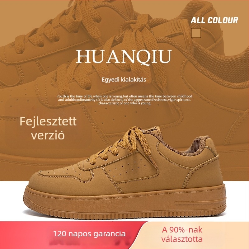 Magasságot növelő sneakers uniszex, műbőr felsőrész, plüss belső, fűzőzárás, injekciós formájú talp