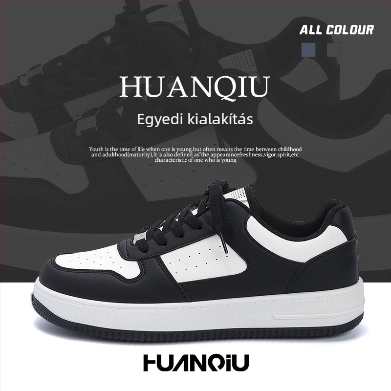 Magasságot növelő sneakers uniszex, műbőr felsőrész, plüss belső, fűzőzárás, injekciós formájú talp