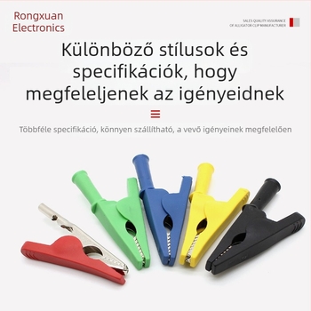 ZX elektromos autó akkumulátor-klipsz Brass érintkezővel elektromos tesztekhez