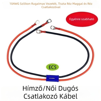 EC5 terminálkábel férfi és női dugóval, belső kapcsoló kábel kültéri energiaellátáshoz