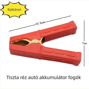 Autó akkumulátor csipesz, tiszta réz, teljes szigetelés, 200A, Xinfushuo, Testreszabás: Igen