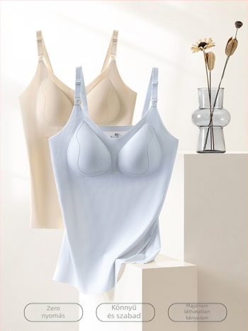 Szoptatós topp vállpántos, kismama- és szülés utáni viseletre, Nylon–poliszter keverék, Geometriai minta, Gyűrött textúra, Tavasz–Nyár 2025