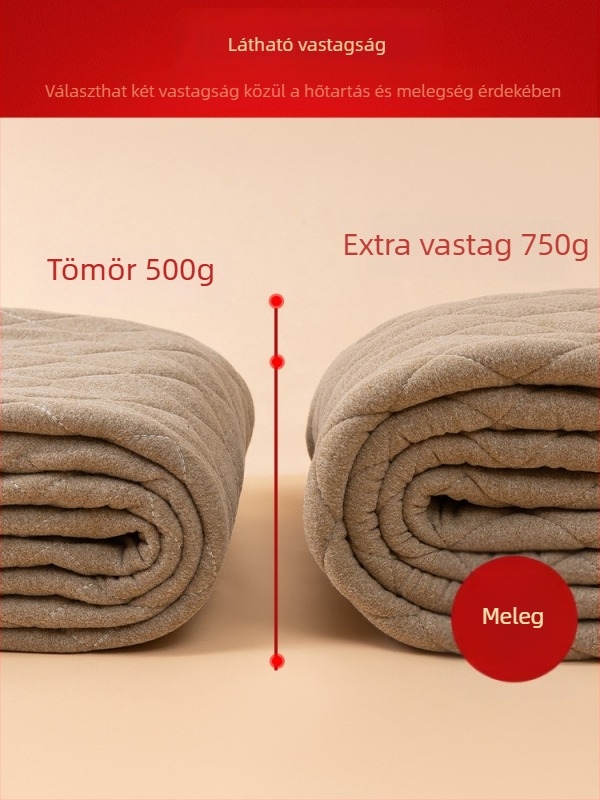 Férfi meleg nadrág fleece béléssel, magas derekú, szoros szabású, vastagított kivitel, töltet: selyem-pamut