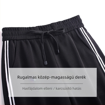 Női Tencel széles szárú nadrág, közepes vastagság, Temperament Commuter stílus, Lyocell 50–70%
