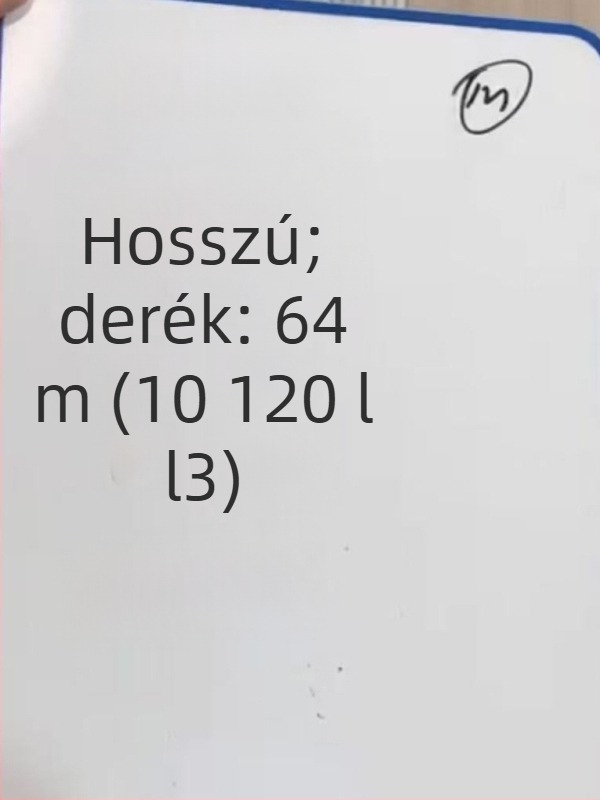 Női csíkos tréningnadrág magas derékkal, húzózsinórral, laza szabású, pamut–elasztán keverék