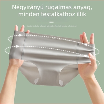 Női seamless középmagas derekú alsónemű, 3D csípőemelés, nylon anyag (80–90%), belső viszkóz tömés a szemérem részen, egyszínű