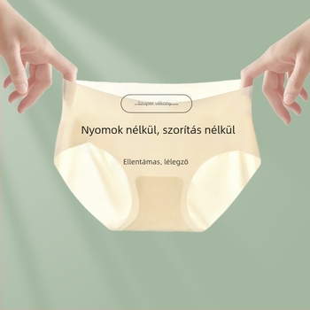 Női seamless középmagas derekú alsónemű, 3D csípőemelés, nylon anyag (80–90%), belső viszkóz tömés a szemérem részen, egyszínű